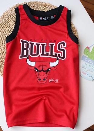 Яскрава майка в баскетбольному стилі chicago bulls 7-8 років