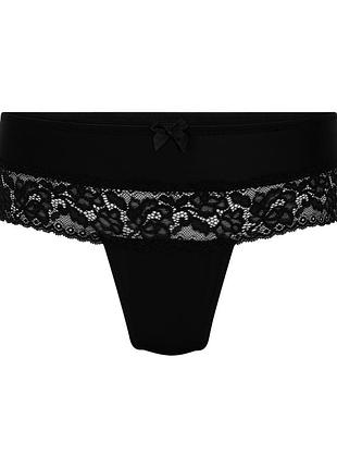 Стрінги hunkemoller, чорного кольору, розмір xs/s