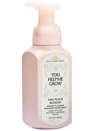 Мыло-пенка для рук bath & body works pink peach blossom foaming soap