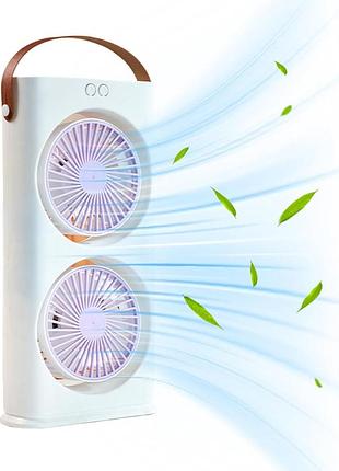 Вентилятор портативный mini-fan (fs-05) (led rgb, type-c, аккумулятор)