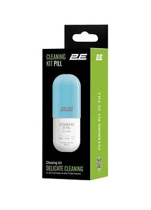 Спрей для очищення 2e pill 140ml for office equipment +microfibre 20 cm, white-blue (2e-sk140bl) u0971979