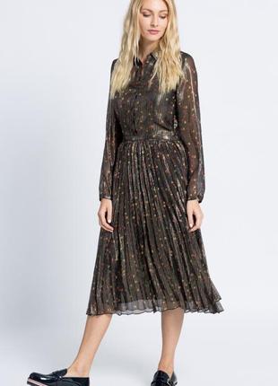 Шикарное шёлковое платье scotch&soda maison scotch sandro maje versace