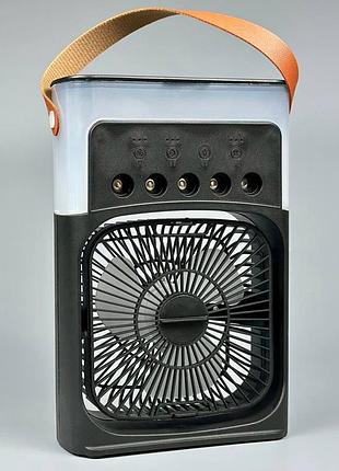Вентилятор air cooler fan mini з контейнером для льоду від usb (23 см) (чорний) 56102
