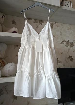 Короткое платье летнего сарафан платья м 46 zara