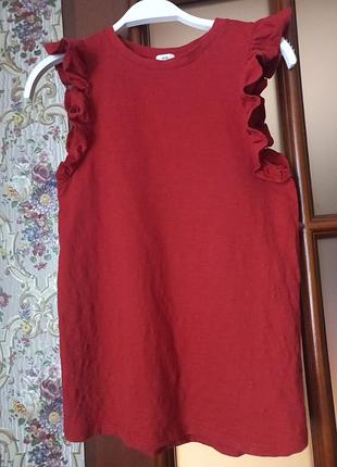 Футболка майка жіноча river island   xs - s бавовна  теракотовий
