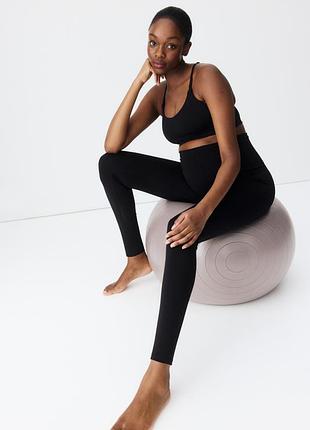 Женские спортивные леггинсы h&amp;m mama / лосины для беременных / лосины