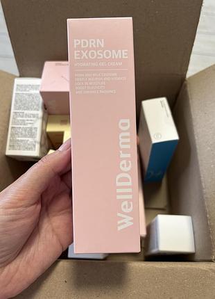 Крем для глибокого зволоження шкіри з pdrn та екзосомами wellderma