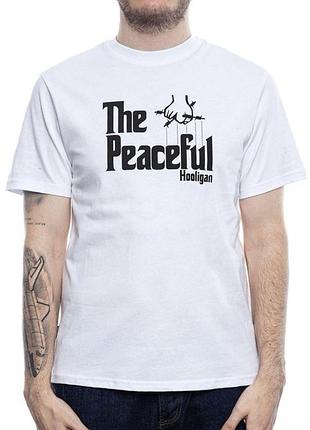 Чоловіча футболка peaceful hooligan