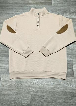 Мужская бежевая кофта siimhwrss , размер xl-xxl .