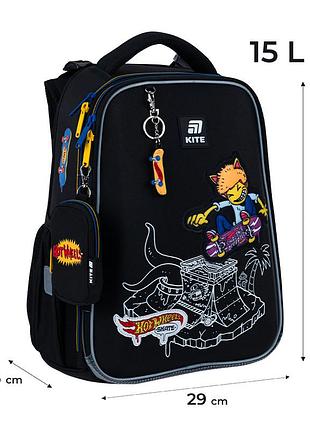 Рюкзак kite education каркасний hw25-531m hot wheels