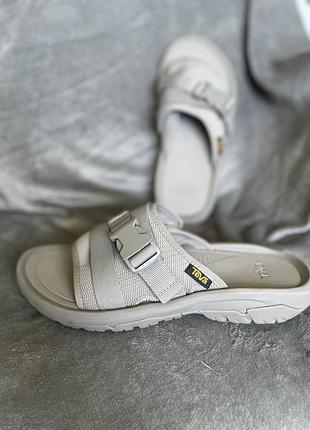 Шльопанці оригінал teva hurricane verge slide  кава з молоком 43