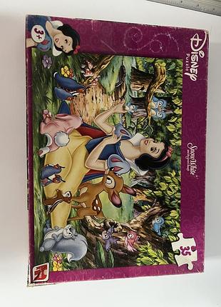 Дитячий пазл jumbo disney 35 елементів білосніжка snow white дісней