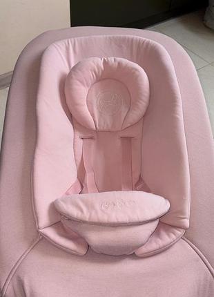 Cybex lemo pink шезлонг баунсер
