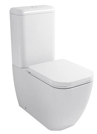 Valtice унитаз-компакт пристенный 645*355 840мм, гор. выпуск, бачок с нижней подводкой 3/6л, сиденье duroplast slim