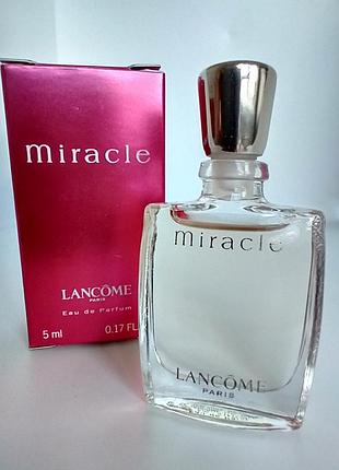 Lancome miracle миниатюра винтаж 5мл оригинал