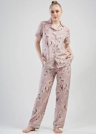 Пижама из штапеля с коротким рукавом vienetta xl