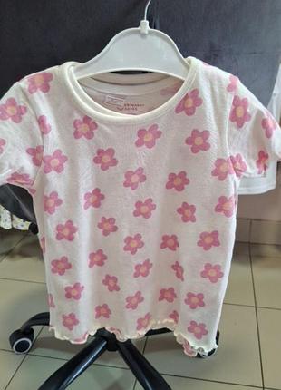 Нова дитяча футболка для дівчинки, 86 розмір, бавовна 100%, primark