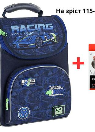 Рюкзак gopack education каркасний go25-5001s-6 racing + олівці kte 18кол.