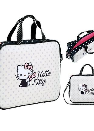 Шкільна текстильна сумка kite hk26-589-2 hello kitty