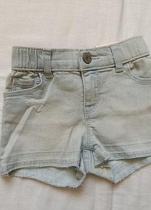 Джинсовые шорты на девочку новые gap 3 года
