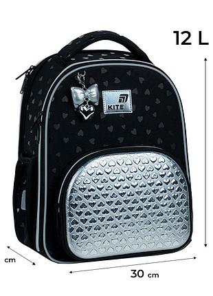 Рюкзак kite education каркасний k26-556m-2 black&silver