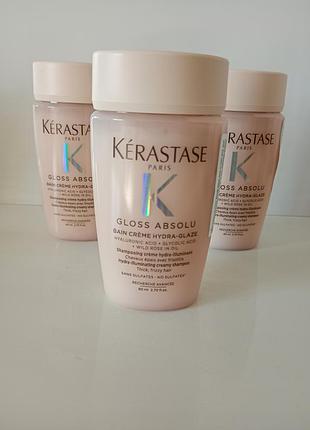 Kérastase gloss absolu шампунь для блиску та шовковистості волосся 80мл.