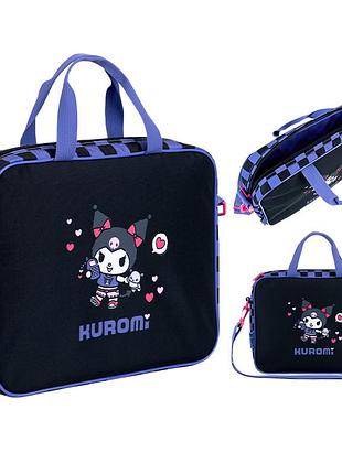 Шкільна текстильна сумка kite hk26-589-1 kuromi