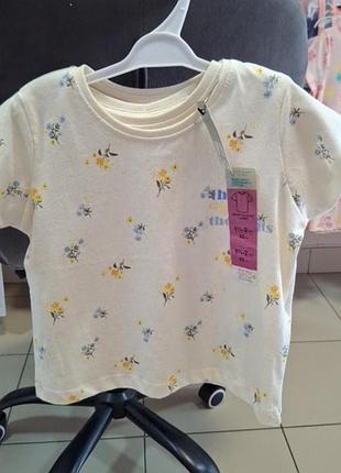 Нова дитяча футболка для дівчинки, 80, 92 розмір primark
