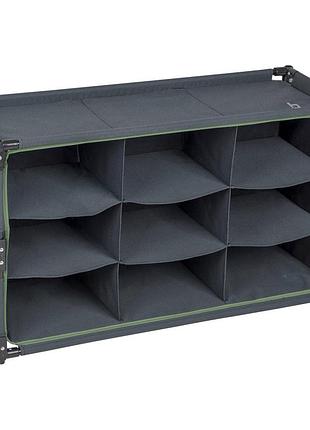 Складной комод-органайзер bo-camp cabinet-organizer anthracite, 9 ячеек, серый