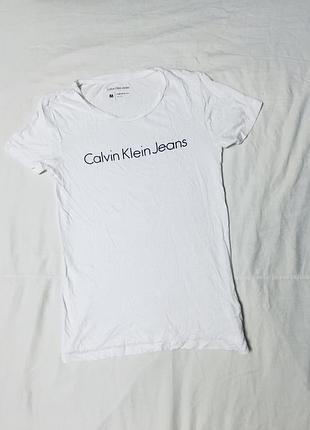 Футболка calvin klein jeans оригинальная белая