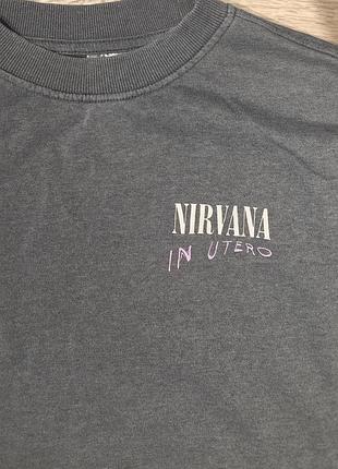 Свитшот h&amp;m принтом nirvana 6