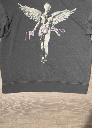 Свитшот h&amp;m принтом nirvana 4