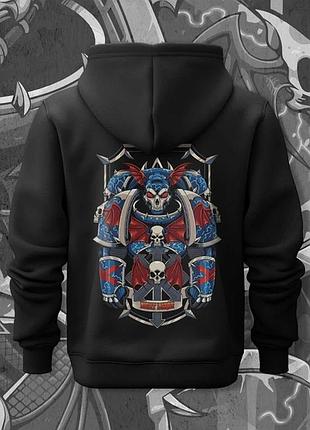 Худі чоловіче з принтом warhammer 40k night lords розмір 46 anime1119