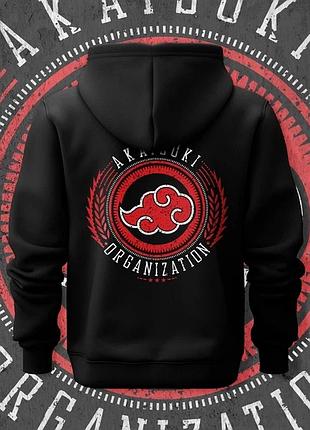 Худі чоловіче з принтом наруто akatsuki organization розмір 46 anime1162