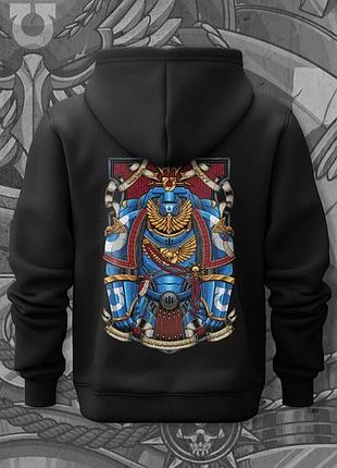 Худі чоловіче з принтом warhammer 40k ultramarines розмір 46 anime1109