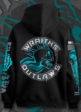 Худі чоловіче з принтом cyber punk wraiths outlaws розмір 48 anime1250