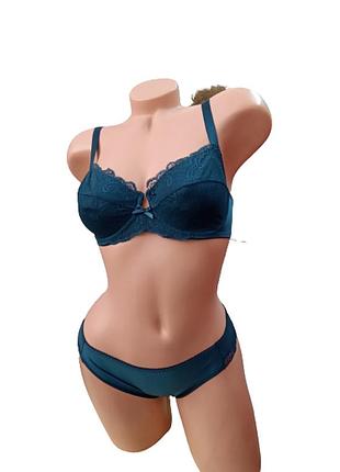 Комплект білизни алюр 384 смарагдовий