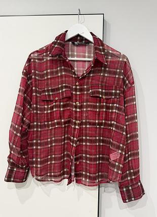 Сорочка в клітинку zara