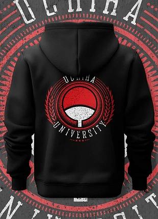 Худі чоловіче з принтом наруто uchiha univesity red розмір 52 anime1190