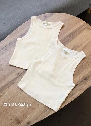 Лимонний жіночий топ h&m