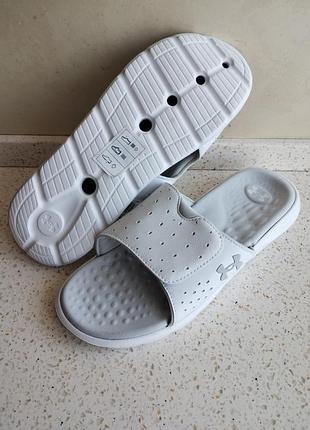 Новые шлепанцы under armour mujeres white
