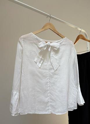 Лляна сорочка massimo dutti