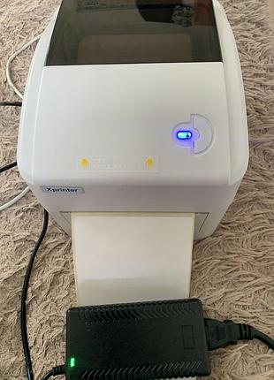 Термопринтер етикеток xprinter xp-420b (usb) у гарному стані