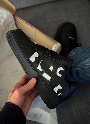 Стильные кроссовки nike air force 1 Comme des garcons black