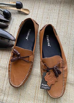 Чоловічі лофери з китичками firetrap terni 42 (27 см.)