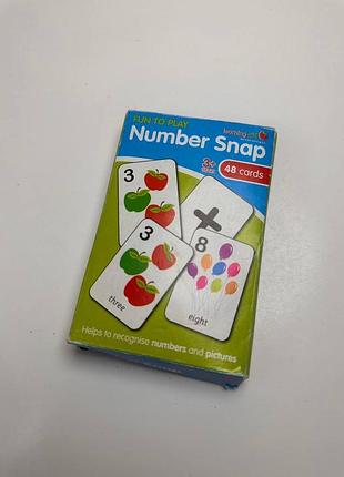 ❗️повна оплата на рахунок фоп❗️ 🔢 навчальні картки number snap learning aid (48 карток)