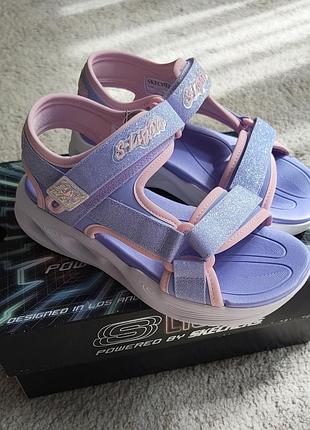 Дитячі сандалі skechers sola glow sandal для дівчат,  33,5 розмір