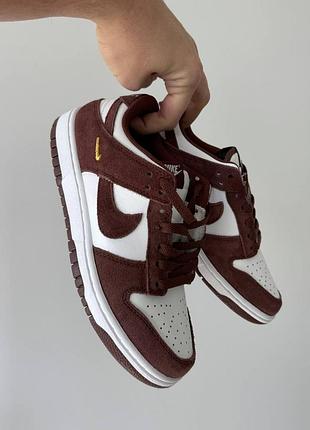 😍 жіночі кросівки nike dunk low ‘sail red sepia’