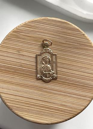 Золотая ладанка икона святой равноапостольной царицы елены