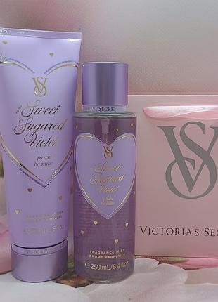 Подарунковий набір sweet sugared violet victoria's secret.
оригінал із сша
